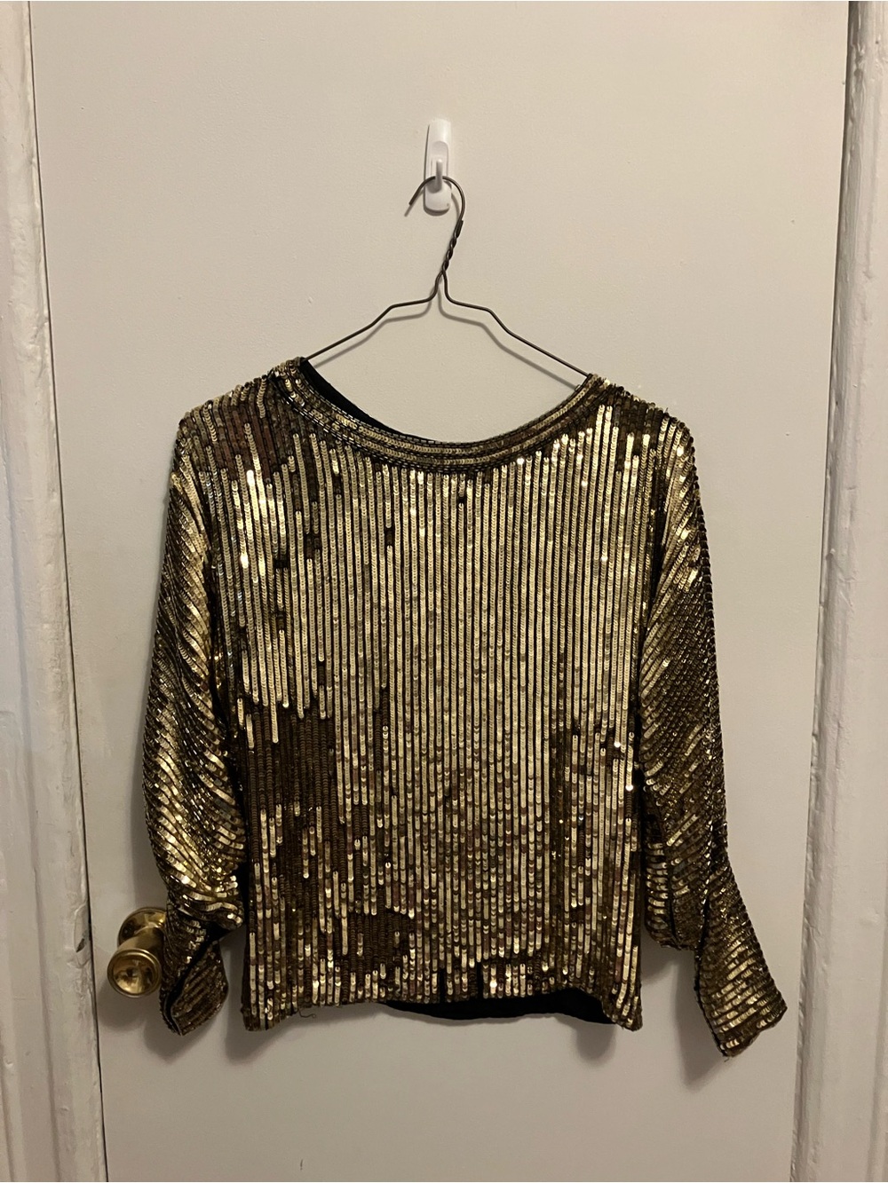 Vintage sequin top